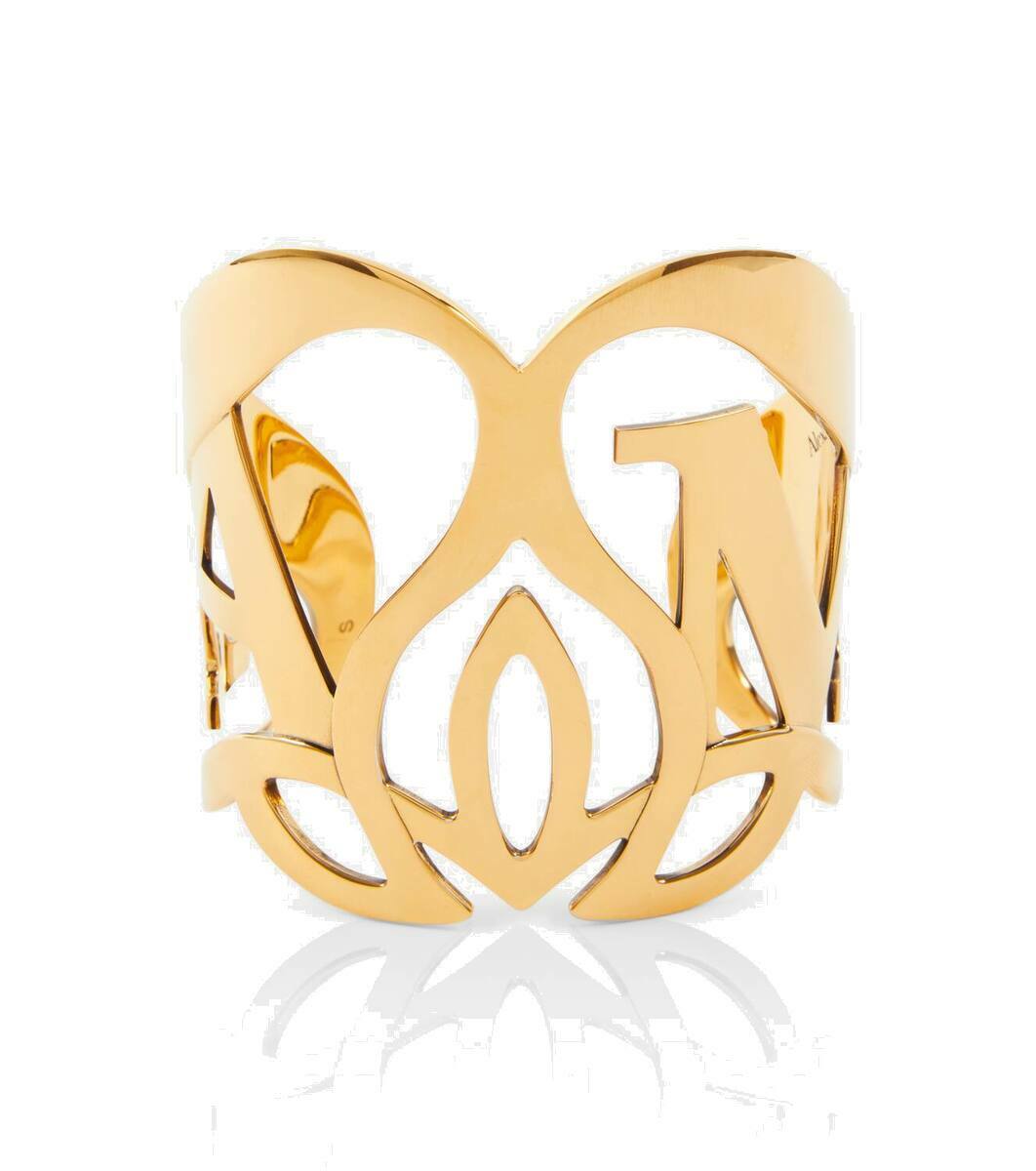Parure Alexander McQueen – Collier + Bracelet RUBBERGOLD RONE – Signé – Neuf