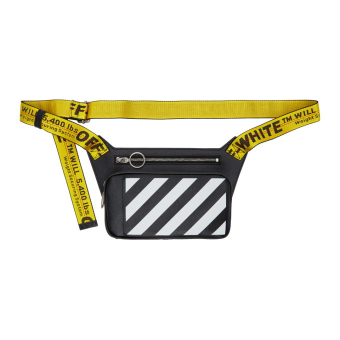 Photo: Off-White Black Diag Cross-Body Bag