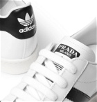 adidas Consortium - Prada Superstar 450 Leather Sneakers - Neutrals