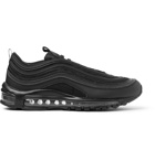 Nike - Air Max 97 Faux Leather and Mesh Sneakers - Men - Black