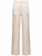 BRUNELLO CUCINELLI - High Rise Satin Straight Pants