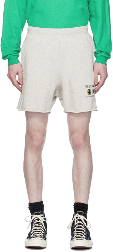 Photo: Izzue Gray Embroidered Shorts