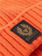 Belstaff - Logo-Appliquéd Ribbed Wool Beanie