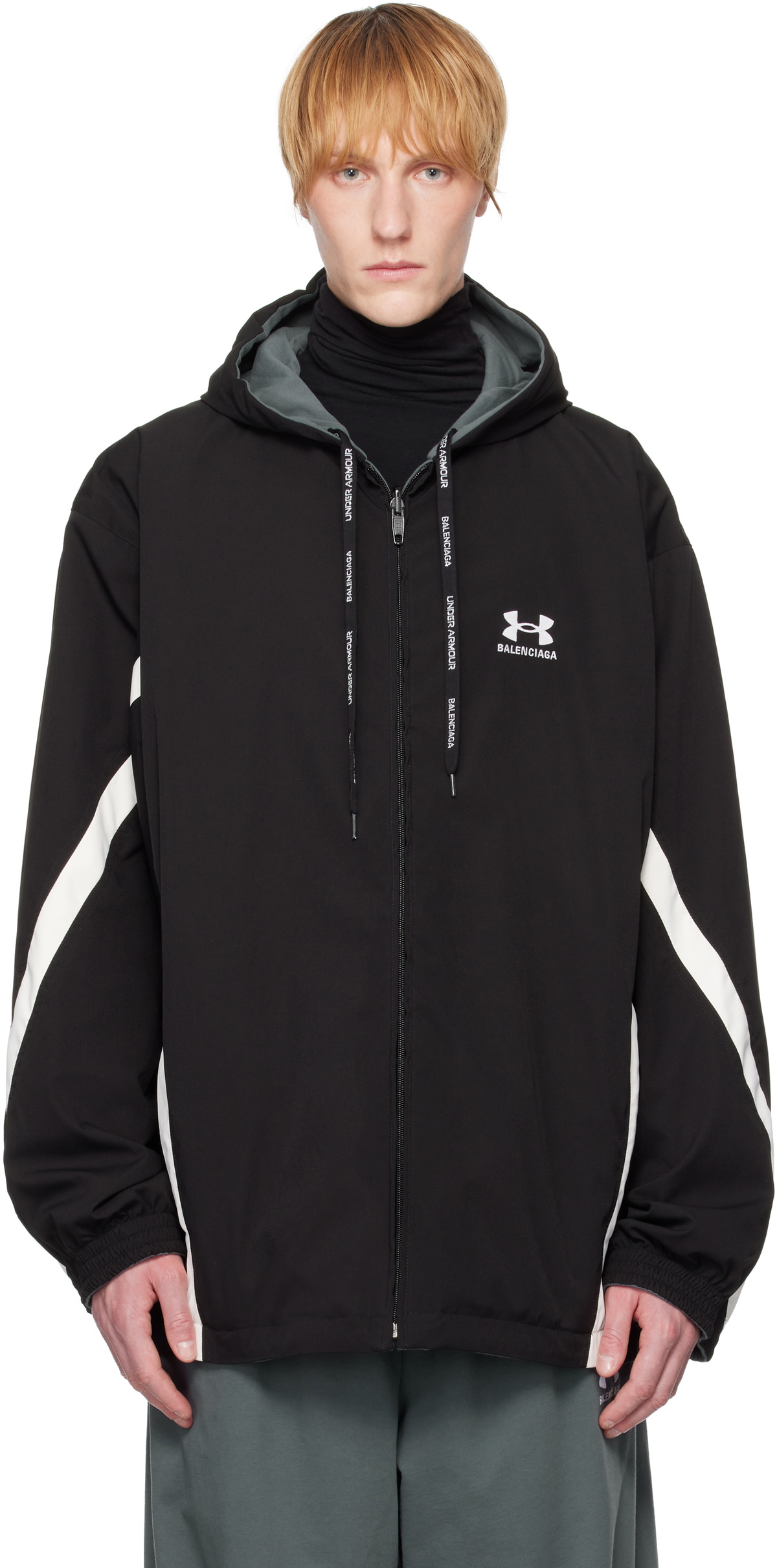 Balenciaga Black Unity Sports Icon Jacket Balenciaga