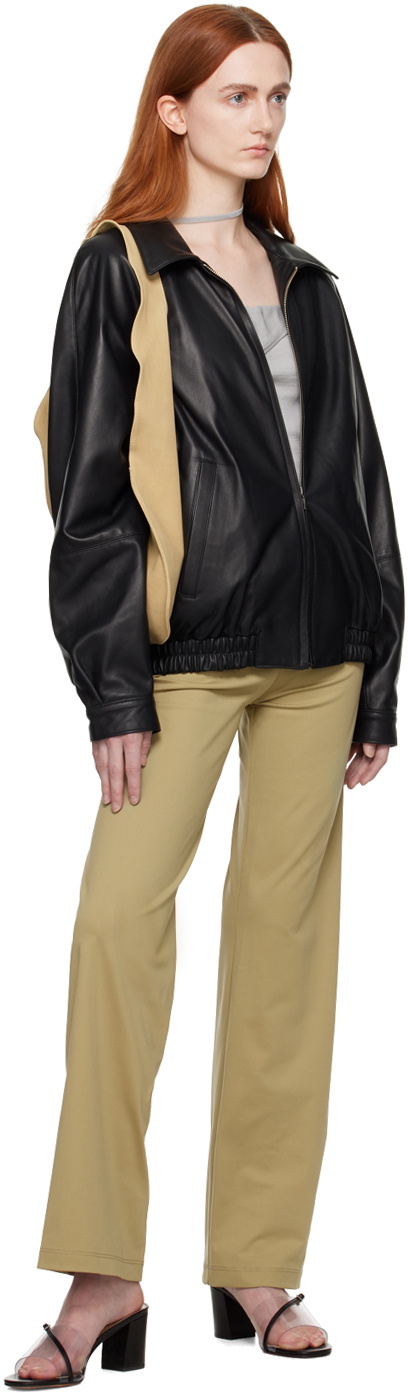 MARYAM NASSIR ZADEH レザー ジャケット Leather jacket Maryam Nassir Zadeh Black size L International in