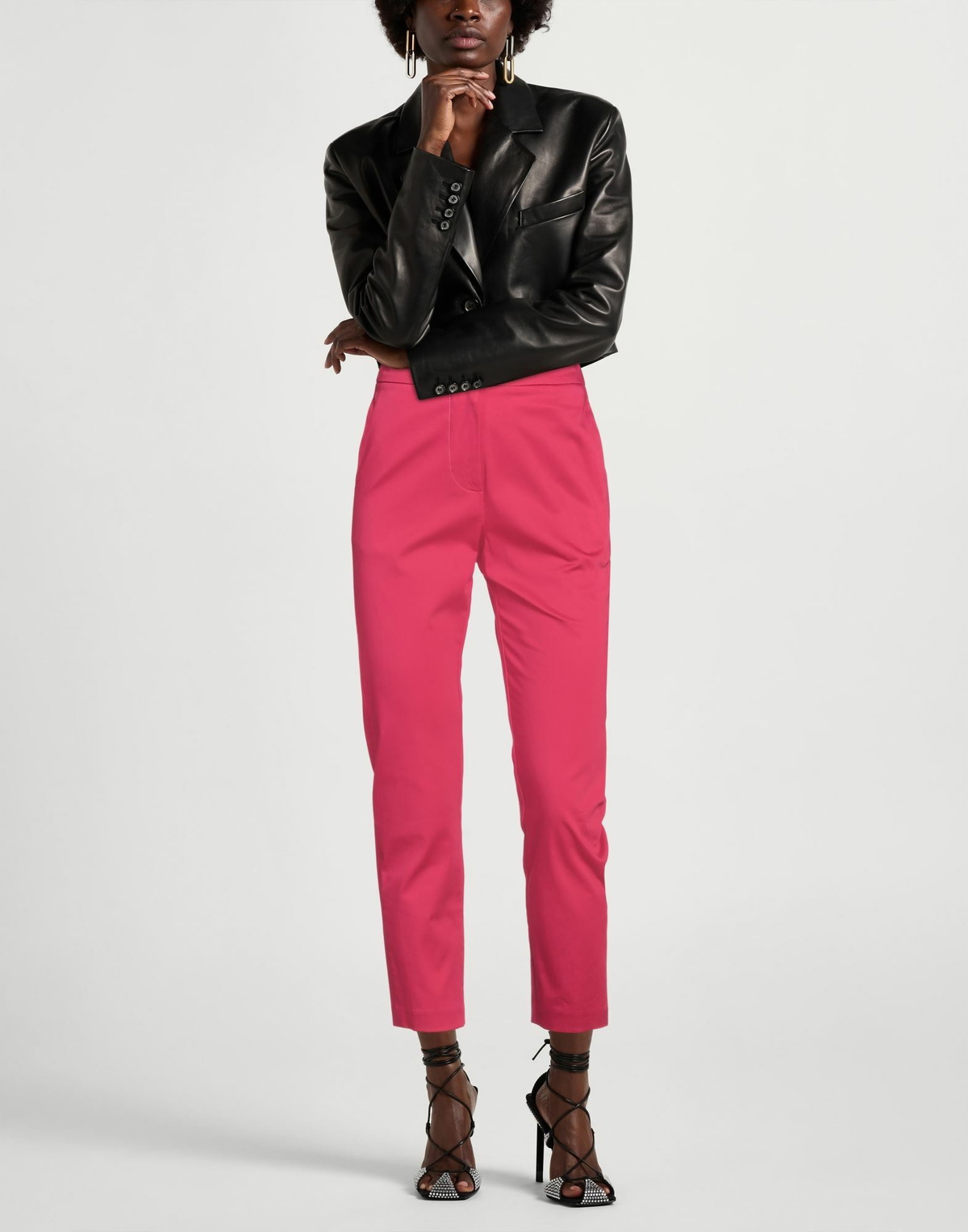 Jijil Womens Pants in Fuchsia