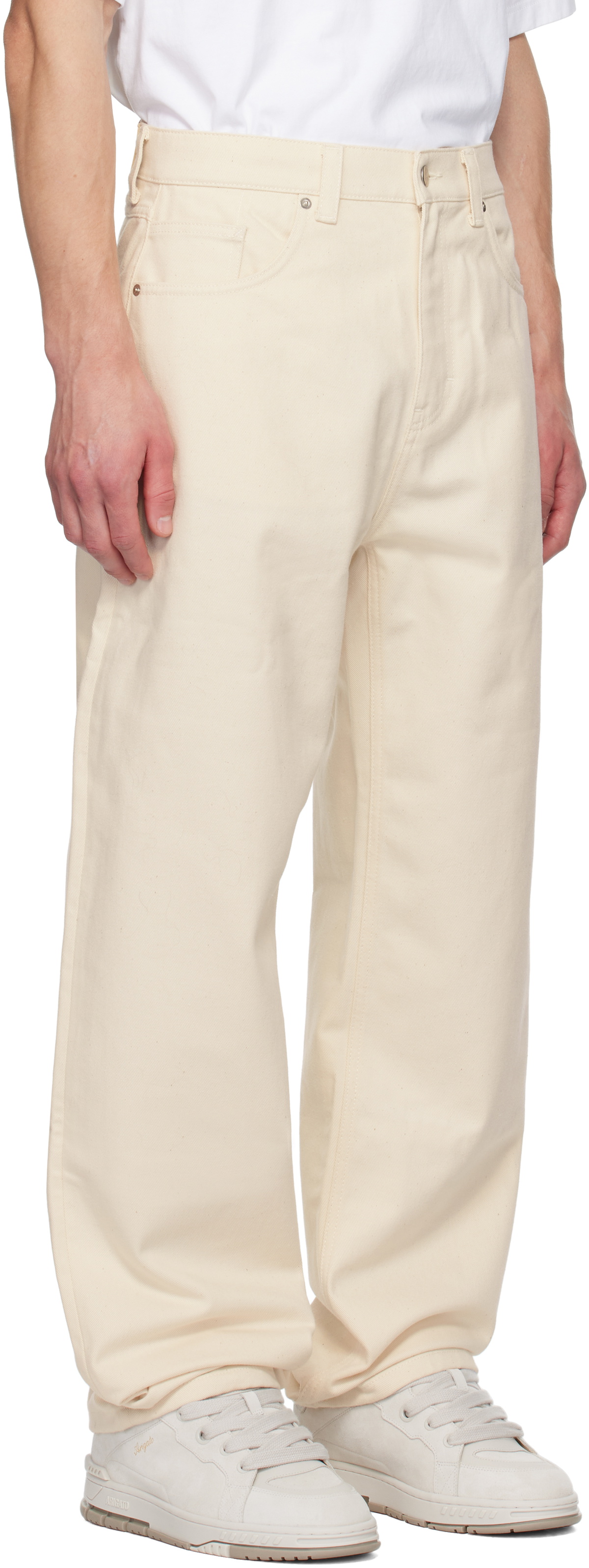 Axel Arigato Off-White Zine Relaxed-Fit Jeans Axel Arigato