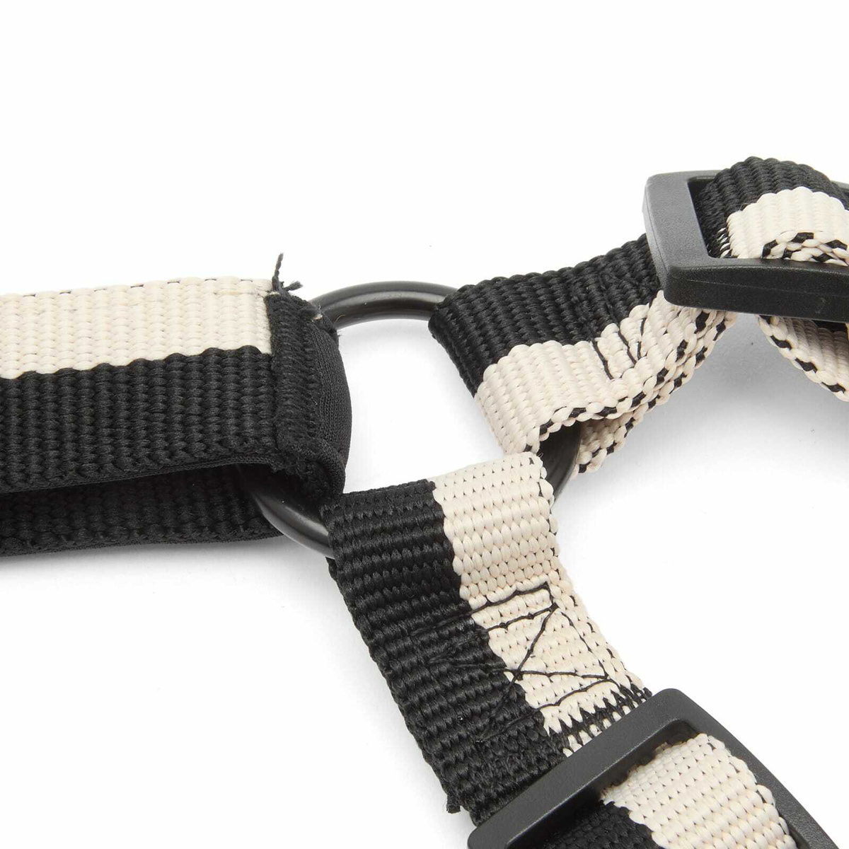 HAY Dog Harness - Medium in Black/White 