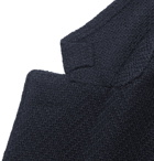 Incotex - Navy Slim-Fit Textured Virgin Wool-Blend Blazer - Men - Navy