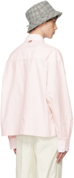 Thom Browne Pink 4-Bar Shirt