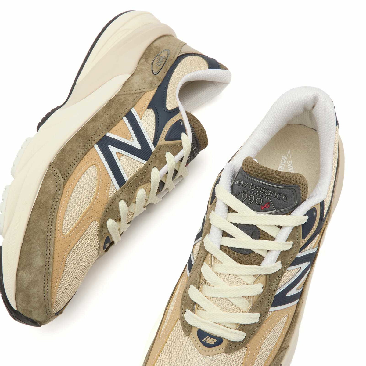 New Balance 990v6 Sneaker in Dark Camo