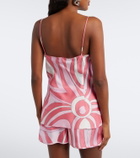 Pucci Marmo silk twill top