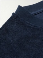 Incotex - Cotton-Terry Sweatshirt - Blue