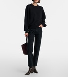 Khaite Sybil leather ankle boots