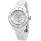 Chanel J12 Quartz Diamond White Dial Ladies Watch H5704