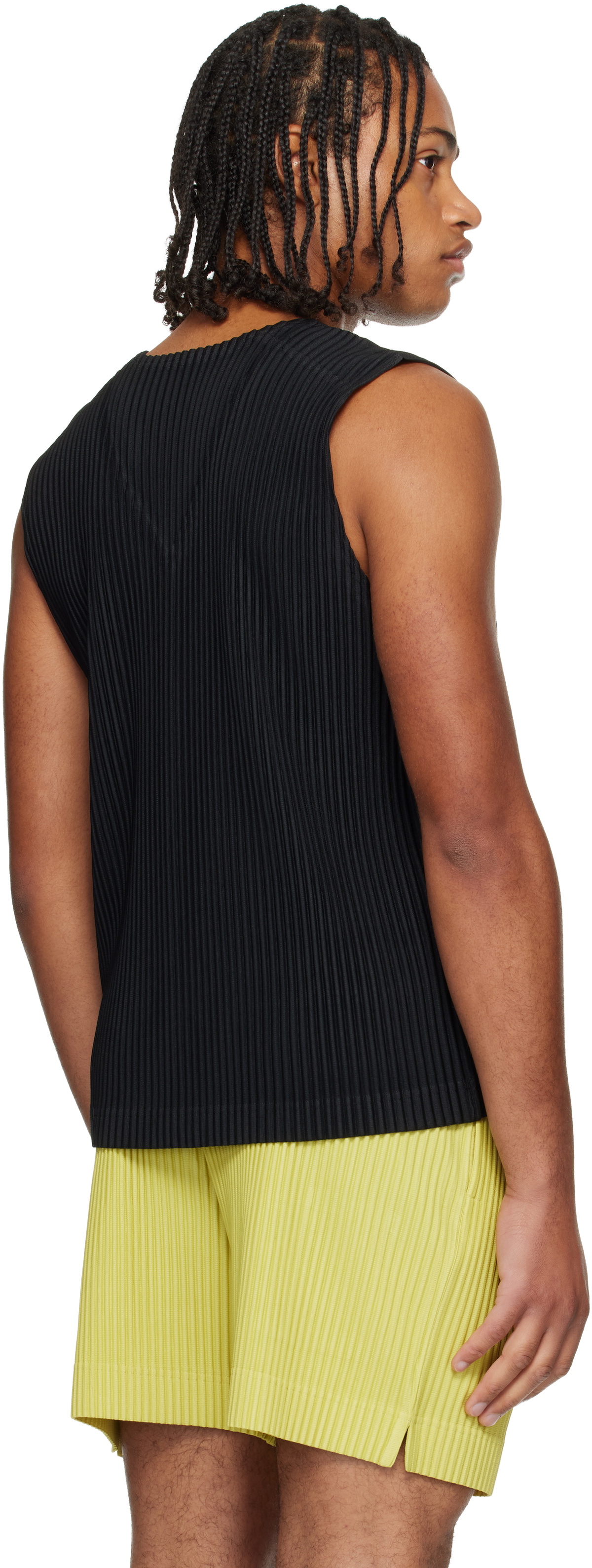 HOMME PLISSÉ ISSEY MIYAKE Black Basics Tank Top Homme Plisse
