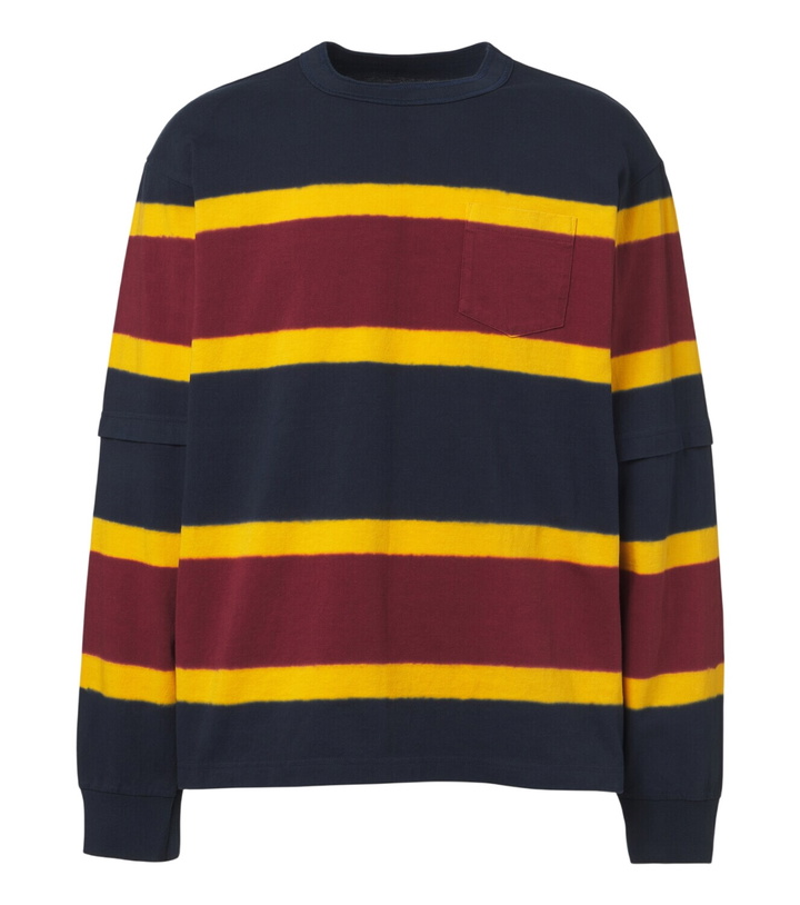 Photo: Sacai Striped cotton jersey sweatshirt