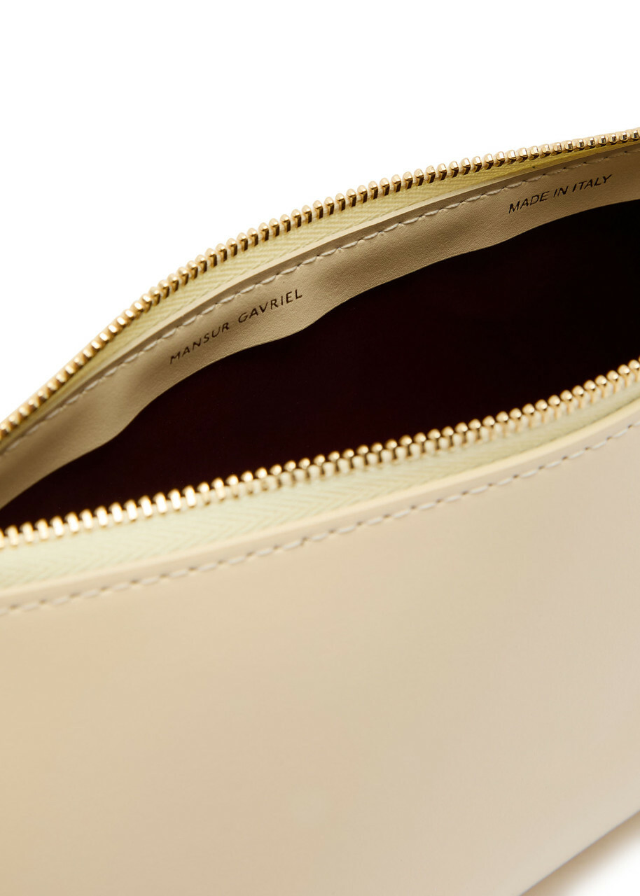 Mansur Gavriel Gaia Smoothed Leather Shoulder bag - Cream - One Size