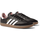 adidas Consortium - Have a Good Time Samba Suede-Trimmed Leather Sneakers - Men - Black