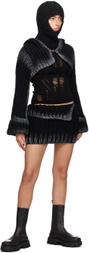 MISBHV Black Waxed Cardigan