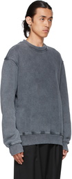 Han Kjobenhavn Grey Faded Distressed Sweatshirt