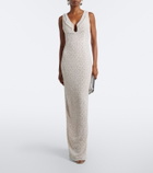 Rachel Gilbert Ruby embellished gown