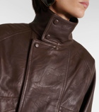 Saint Laurent Leather blouson