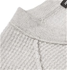 James Perse - Honeycomb-Knit Cashmere Sweater - Men - Off-white