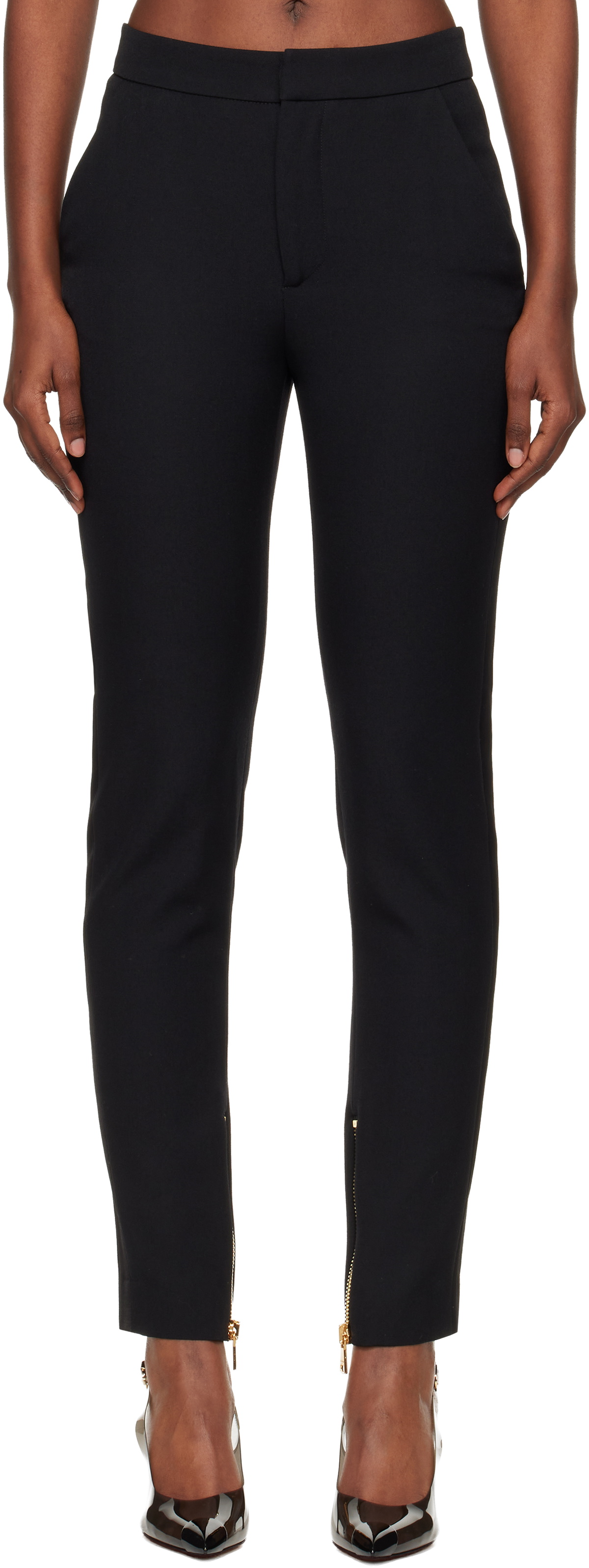 Balmain Black Tailored Trousers