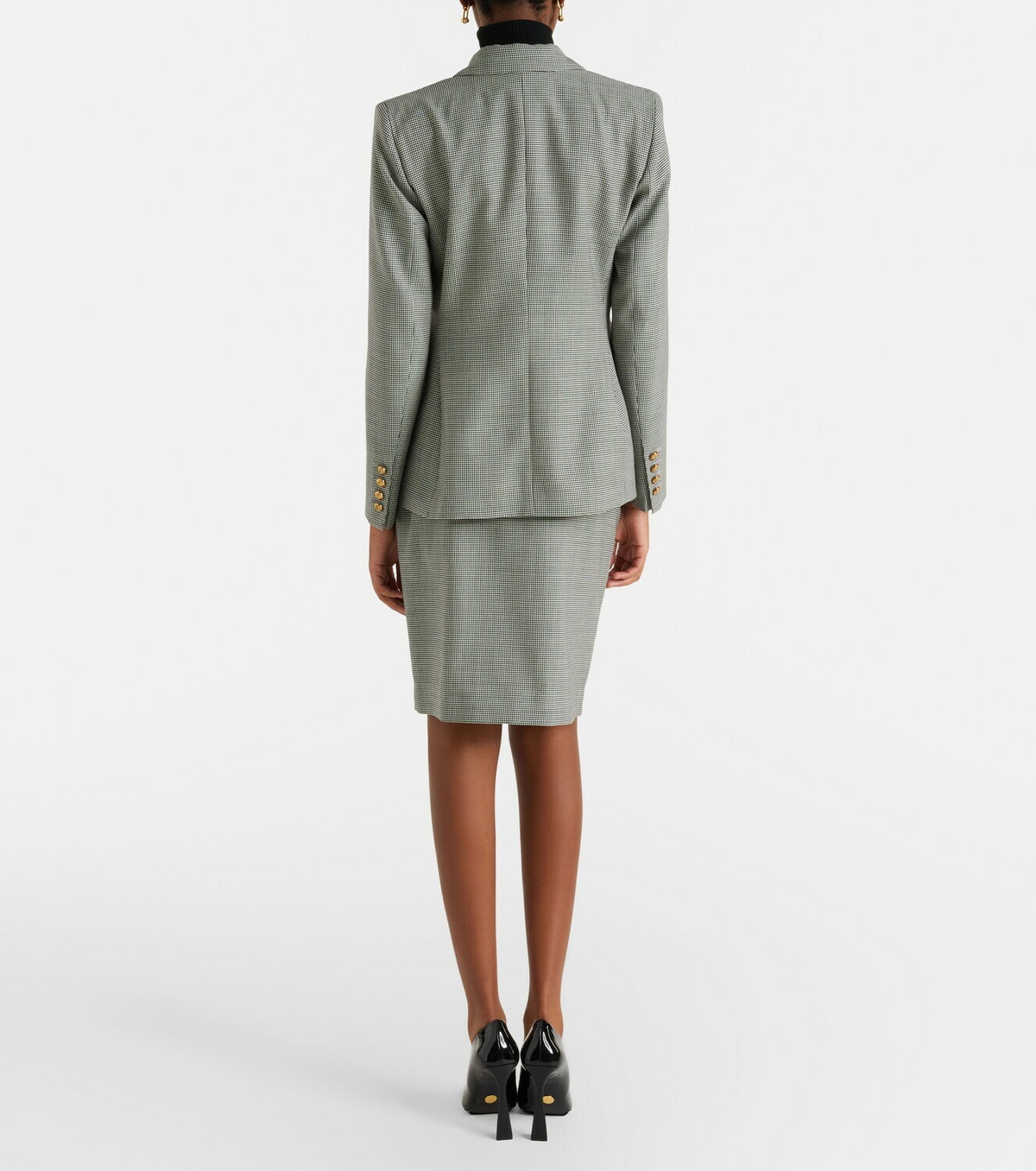 Blazé Milano Popeye virgin wool pencil skirt