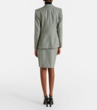 Blazé Milano Popeye virgin wool pencil skirt