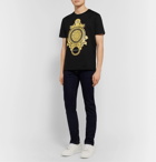 Versace - Slim-Fit Printed Cotton-Jersey T-Shirt - Black