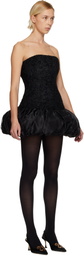 Nicklas Skovgaard SSENSE Exclusive Black Flora Minidress