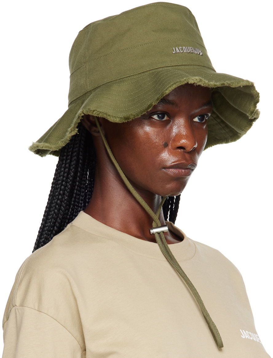 Jacquemus Khaki Le Papier 'Le Bob Artichaut' Hat Jacquemus