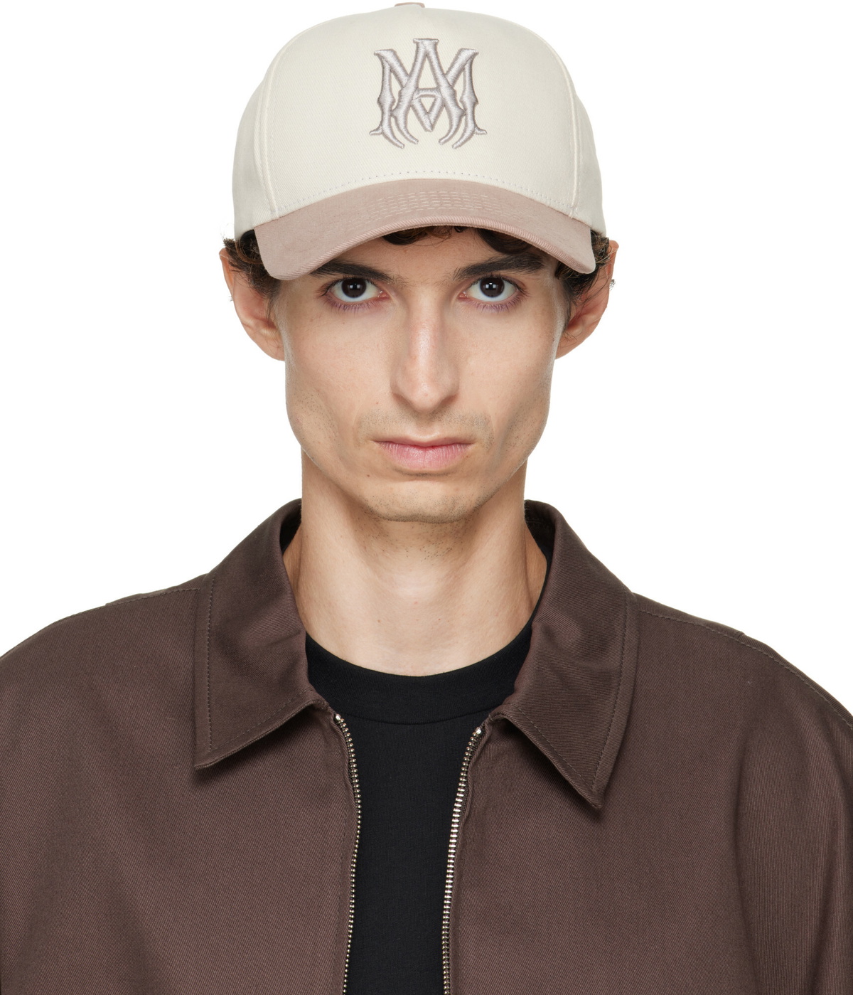 AMIRI Men's Two Tone Full Canvas MA Hat in Brown Amiri