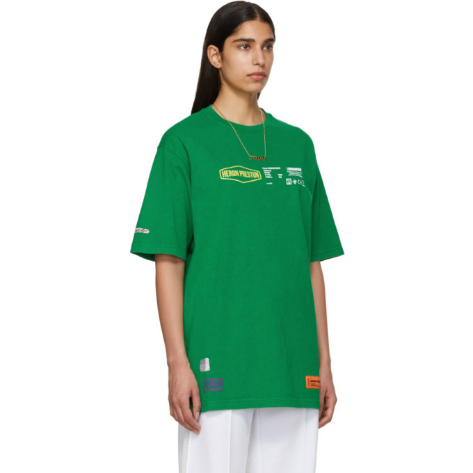 Heron Preston Green Heavy Duty T-Shirt Heron Preston