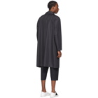 Issey Miyake Men Black Pleats Coat