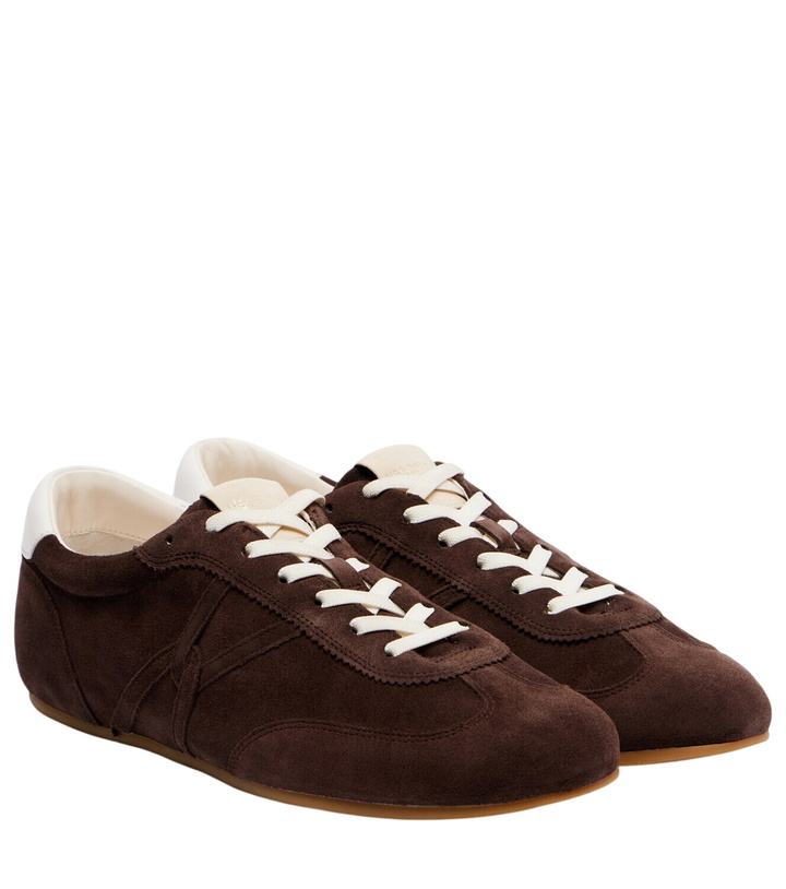 Photo: Veronica Beard Riviera suede sneakers