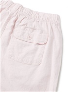 Onia - Linen-Blend Drawstring Shorts - Pink