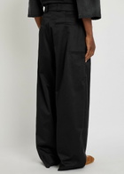 Willy Chavarria Cholo Canvas Chino Trousers Black