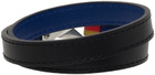 Paul Smith Black Leather Hook Bracelet
