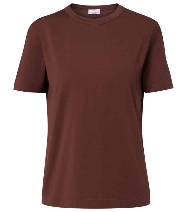 Photo: Brunello Cucinelli Monili cotton jersey T-shirt