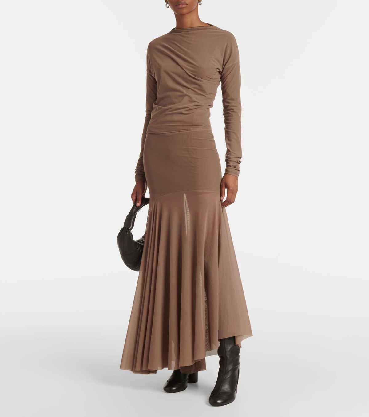 Lemaire dress 36サイズ Asymmetrical Shirt Dress — Light Misty Grey – La Garçonne