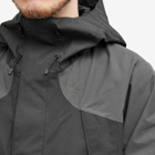 Goldwin Men's PERTEX UNLIMITED 2L Jacket in Deep Charcoal/Black