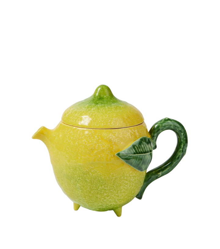 Photo: Bordallo Pinheiro Lemon ceramic teapot