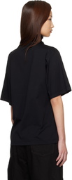 LEMAIRE Black Foulard T-shirt