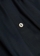 Vince Silk-blend Shirt Navy