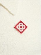 CASABLANCA - Logo Boucle Knit Cotton Polo