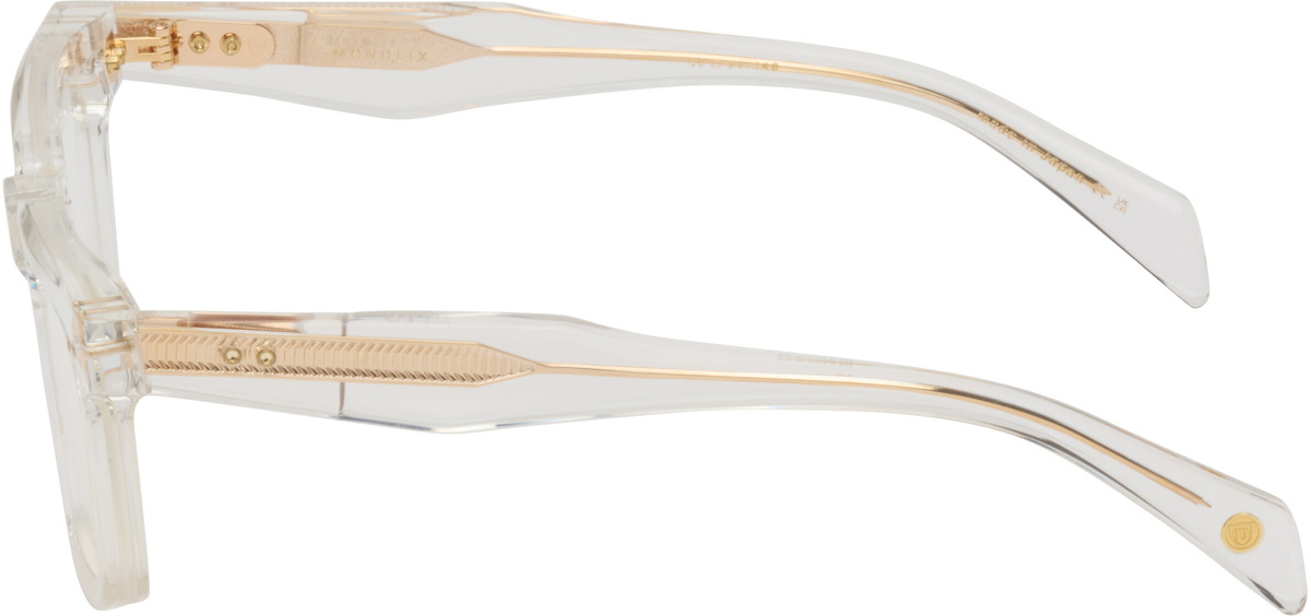 Dita Transparent & Gold Monolix Optical Glasses