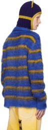 Marni Blue & Yellow Striped Sweater